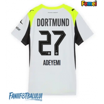 Borussia Dortmund Karim Adeyemi #27 Tricou Fotbal Replică 2025-26 Femei Deplasare